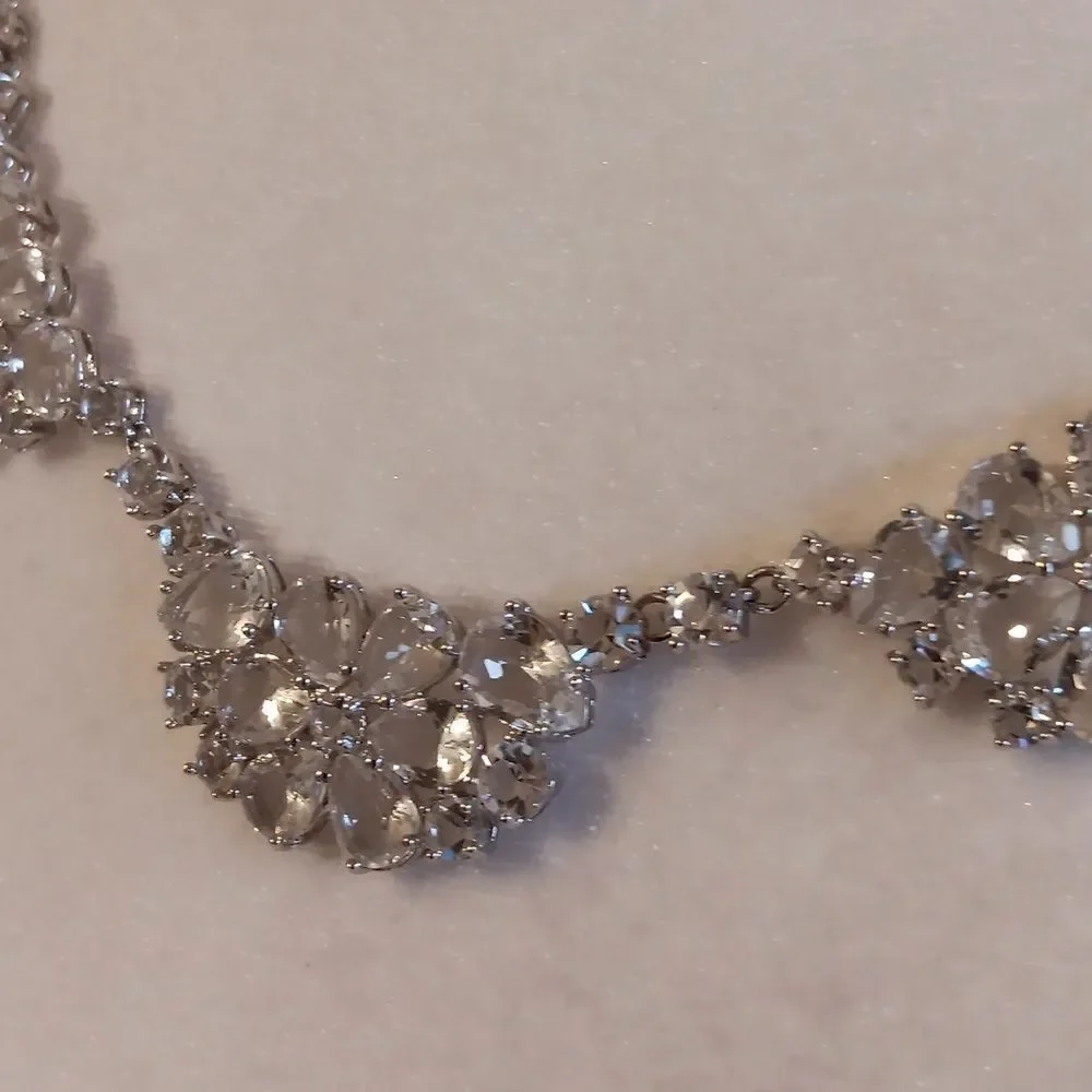 Kate Spade Sparkly Floral Necklace